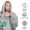 Blanket Hoodie with Sleeves Gift Review