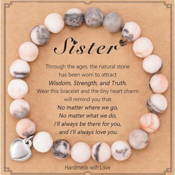 Natural Stone Heart Bracelet Gift Review