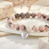 Natural Stone Heart Bracelet Gift Review