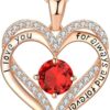 18K Rose Gold Necklaces Jewelry Gift Review
