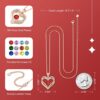 18K Rose Gold Necklaces Jewelry Gift Review