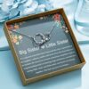 Silver Interlocking 2 Circles Necklace Gift Review
