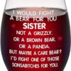 Wine Glass for Sister Gift Review