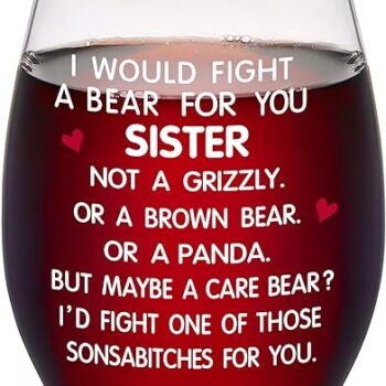 Wine Glass for Sister Gift Review