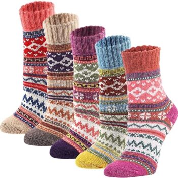 5Pack Vintage Winter Socks Gift Review
