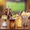 Drinking Glasses with Bamboo Lids Set Gift Review