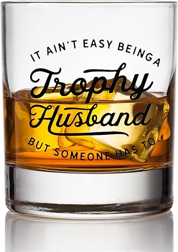 Trophy Husband Whiskey Glass Gift Review