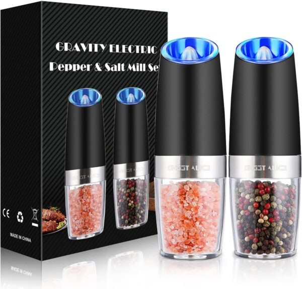 Electric Pepper and Salt Grinder Box Gift Review