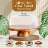 Wood Cake Stand with Lid Gift Review
