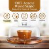 Wood Cake Stand with Lid Gift Review