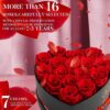16 Fresh Forever Roses in Heart Box Girft Review