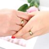 2pcs Couple Rings Set Gift Review