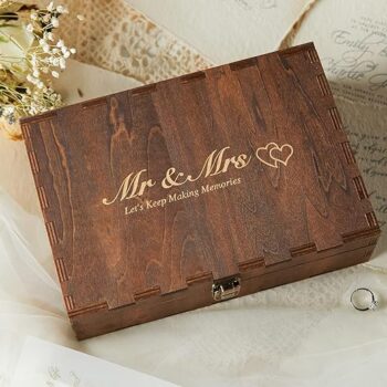Wood Wedding Memory Box Gift Review