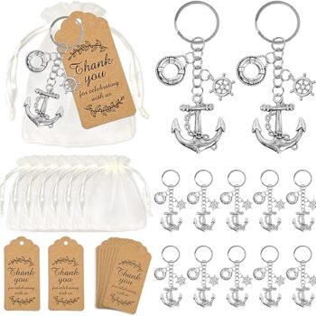 12 Set Party Favors Keychain Gift Review