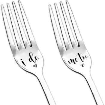 Bride and Groom Fork Gift Review