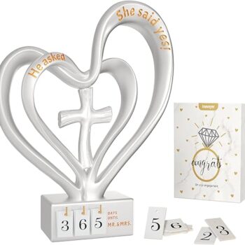 Wedding Countdown Heart Sculpture Gift Review