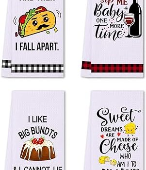 Funny Kitchen Towels Set Gift Review