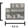 Wedding Calendar Wooden Blocks Gift Review