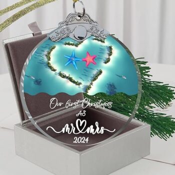 Just Married Beach Ornament Gift Review