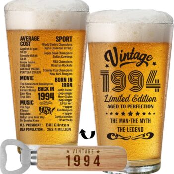 1994 Beer Drinking Glass Gift Review