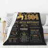 40th Birthday Blanket Gift Review