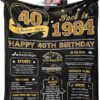 40th Birthday Blanket Gift Review