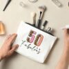 Happy 50th Birthday Cosmetic Bag Gift Review