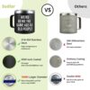 Black Coffee Tumbler Mug Gift Review