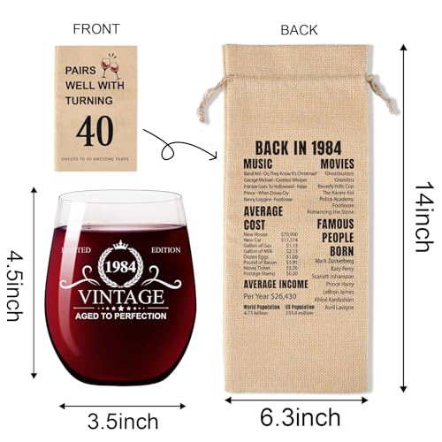 Wine Set Back in 1984 Gift Review