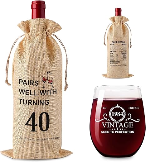 Wine Set Back in 1984 Gift Review