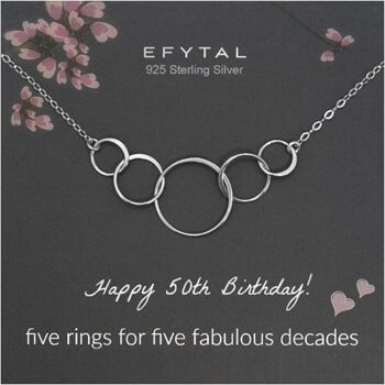 50th Birthday Sterling Silver Gift Review