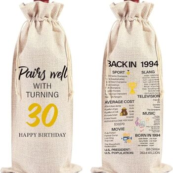 Happy Birthday Wine Bag Gift Review