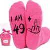50th Birthday Pink Socks