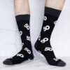 Men Black Cotton Socks Gift Review