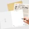 Birthday Newspaper Card Gift Review