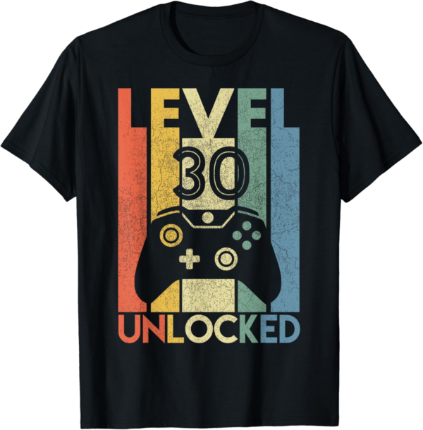 Level 30 Unlocked T-Shirt Gift Review