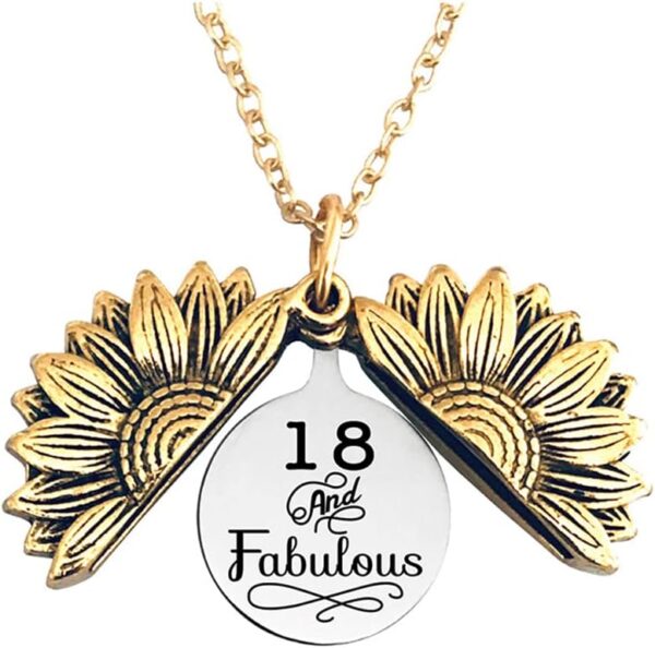 Sunflower Locket Necklace Gifts Review