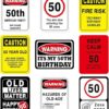 9PCS Wall Signs Funny Tags Gift Review
