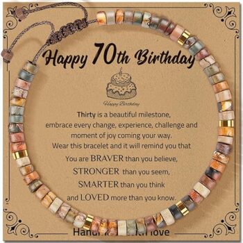 Women Natural Stone Bracelet Gift Review