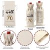 70th Birthday Wine Bag Gift Review