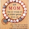 Cool Natural Stone Mom Bracelet Gift Review