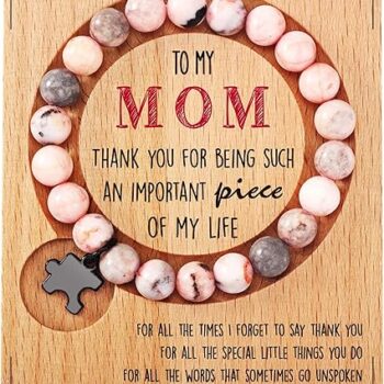 Cool Natural Stone Mom Bracelet Gift Review