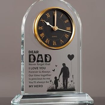 Dad Glass Clock Gift Review