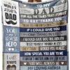 Best Dad Blanket Gift Review
