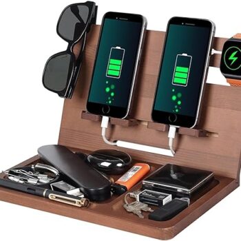 Wood Phone Docking Station for Dad Gift Review