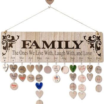 Wooden Family Birthday Reminder Gift Review