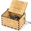 Music Box Hand Crank Engraved Gift Review