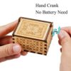 Music Box Hand Crank Engraved Gift Review