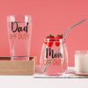 Dad and Mom Beer Glass Set Gift Review