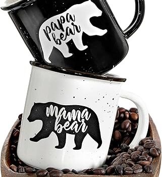 Mama and Papa Bear Mugs for Couples Gift Review